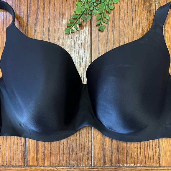 Ambrielle Lightly Lined Balconette Bra 42DD Black - Picture 1 of 9